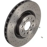 Brembo Bremsscheibe 09.C338.11, vorne, belüftet, hochkarbonisiert, 1 Stück