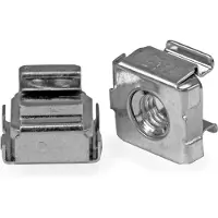 StarTech.com .com 100er-Pack M5 Käfigmuttern und Werkzeug für 19 und 10 Zoll Serverracks, Netzwerkschränke und Gehäuse, Silber, TAA, Käfigmutter, Edelstahl, Edelstahl, M5, 452 g, 120 mm