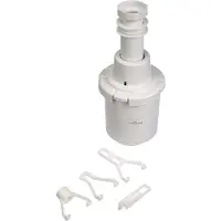 Geberit 240113001 Universal-Heberglocke mit Teleskopstandrohr, Weiß