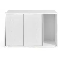 BellaFurn Kattenbakmeubel met gereedschapsloze montage | Wit | 80,5x50,5x53,5 cm