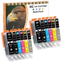 D&c 12x Druckerpatronen Kompatibel für Canon PGI-570 CLI-571 für Canon PIXMA TS6051 TS6052 TS8050 TS8051 TS8052 TS8053 TS9050 TS9055 MG5750 MG5751 MG5752 MG5753 MG6800 MG6850 MG6851 MG6852 MG6853