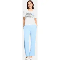 Betty Barclay Stoffhose "Stoffhose unifarben", Damen, Gr. 38, EURO, blau (powder blau), Obermaterial: 96% Polyester PES. 4% Elasthan EL., Hosen Stoffhose