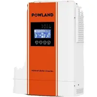 OEM Hybrid-Solarwechselrichter, 3,6 kW Ausgangsleistung, 5000 W PV-Array-Leistung, 100 A Ausgangsstrom, MPPT-Bereich 60-450 V, Abmessungen 47x33x15 cm