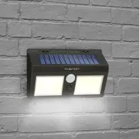 HomeShopXL Solarbetriebener Reflektor mit Bewegungsmelder – zur Wandmontage
