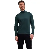 Falke Ultrafine Merino Wool Herren Pullover, 3XL, Grün, Schurwolle