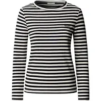 Pepe Jeans für Damen. PL5000305 T-Shirt Banit Gebrochenes Weiß (XS), Lässig, Baumwolle, Langarm