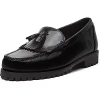 Timberland für Herren. TB0A2MSCW021 Authentic Mokassins aus Leder, schwarz (41.5 W), Wohnung, Keine, Lässig, Klassisch