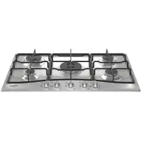 Ariston Hotpoint PCN R753N T/IX/HA, Edelstahl, Integriert, 75 cm, Gaskochfeld, Edelstahl, 5 Zone(n)