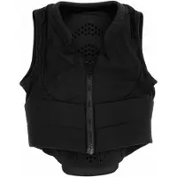 Covalliero Rückenschutzweste Protektor BackPro3 schwarz für Kinder, Größe:Kids L