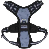 QHP Hundegeschirr Collection misty blue FS 26 , Größe:S