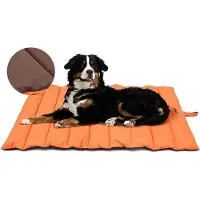 Sonstiges Wasserdichte Outdoor-Hundematte mit Seilspielzeug, waschbares Hundebett, rutschfest, hygienisch, faltbar, große Haustier-Reisedecke 110x68 CM