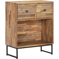 Syfax Sideboard Recyceltes Teakholz 60x30x75 cm