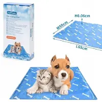 Nobleza Kühlmatte mit Würfelmuster, 65 x 50 cm, für heiße Tage – für Hunde und Katzen