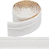 OEM Weißer 3D Nachbildung Rand 90x3 Zoll Selbstklebend