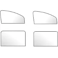 OEM Auto-Sonnenblende Set mit Magnet, UV-Schutz, Hitze-Schutz, Privacy.
