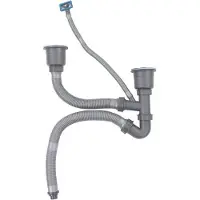 OEM Erweiterbares Abflussset mit Doppelschlauch Schnellabfluss