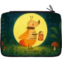Mr. & Mrs. Panda Federmäppchen Glühwürmchen Design - Weiß - Geschenk, Liebe, Schreibmappe, Heiratsantrag, Liebesspruch, Federtasche, Bleistiftetui, Federmappe, Leuchten