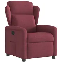 vidaXL Relaxsessel Weinrot Stoff