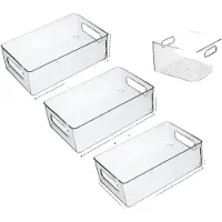 OEM Kühlschrank-Organizer-Schubladen, stapelbares Design, BPA-freies Material, 10-Teilig