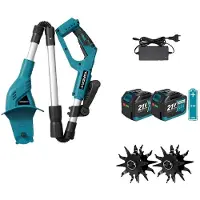 OEM Gartenfräse, kabelloses Design, Hochleistungsmotor, 2x4.5Ah Batterie Set, 220V-240V EU Stecker-a