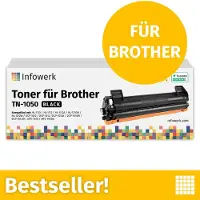 Infowerk Toner für Brother TN1050, Kompatibel mit Brother DCP 1510, HL 1110, MFC 1810, u.v.m., 1 Stück