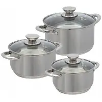 Ambition Lea Topfset Edelstahl 6-teilig Induktion