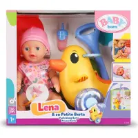 Mga Baby Born Lena Puppe + Berta Entlein 36cm