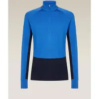 Icebreaker Men Mer 260 ZoneKnit LS Half Zip MIDNIGHT NAVY/LAZURITE/CB MIDNIGHT NAVY/LAZURITE/CB L