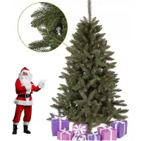 Inna Künstlicher Weihnachtsbaum, wie ein echter, Kaukasische Fichte, Premium, 180 cm, dicht, + Ständer