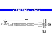 Ate Bremsschlauch 24525602983 für VAUXHALL