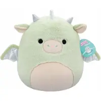 Squishmallows Fuzzamallows Plüschtier Grüner Drache Drew 30cm