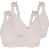 Sassa Minimizer-BH "2er Pack Minimizer Bügel-BH Minimizer", Damen, Gr. 85, Cup D, beige (ivory), Obermaterial: 85% Polyamid PA. 15% Elasthan EL., BHs Minimizer-BH