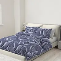 Benza Ibenzoa Bettwäsche 200x200 cm – 3‑tlg. Set mit verdecktem Reißverschluss & Eckbändern, 2x 80x80 cm Kissenbezüge, 100% Mikrofaser, pflegeleicht, hypoallergen