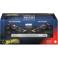 Hot Wheels Premium Formel 1 Spielzeugauto 2er-Pack, Oracle Red Bull Racing: Verstappen und Tsunoda., Fahrzeug, 14 Jahr(e), Kunststoff, Metall, Mehrfarbig
