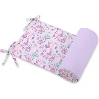 BellaFurn Universelle Bettumrandung, Bettumrandung, optimaler Schutz und Tempo – Ballerinas Lilac