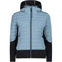 CMP Unlimitech Damen PrimaLoft Hybridjacke mit Kapuze blau 42