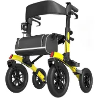OEM Faltbarer Rollator, leicht, verstellbarer Griff, Gelb
