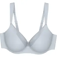 Triumph Bügel-BH "True Shape Sensation T W01", Damen, Gr. 90, Cup F, grau (pearl grau), Jersey, Obermaterial: 72% Polyamid, 28% Elasthan, BHs Bügel-BH, verkleinert die Brust optisch um eine Cup-Größe