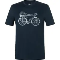 Super.natural - Wander Wheel Tee - Merinoshirt Gr XXL blau
