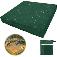 Benza Ibenzoa Sandkasten-Abdeckplane 150 x 150 cm – wasserdichte Polyester-Abdeckung mit Zugkordel, UV-beständig, leicht & langlebig