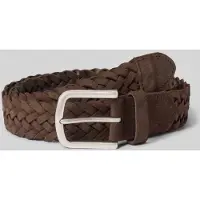 MONTI Ledergürtel "VANCOUVER", Herren, Gr. 90, braun, Obermaterial: 100% Rindsleder, Gürtel Ledergürtel, Flecht-Optik, matt, weich, handgefertigt