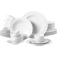Seltmann 4052212090993, 6 Person(en), Porzellan, Weiß, 22,5 cm, 30 Stück(e)