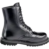 Brandit Boot Uni Budapester 10 Eyes schwarz Basics Leder EU38