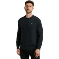 PME Legend Rundhalspullover mit Logo Stickerei
