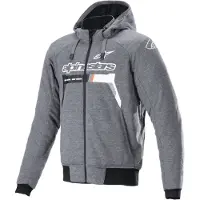 Alpinestars Chrome Ignition Motorrad-Hoodie Herren grau, L