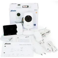 Alecto DVM64 Video-Babyphone mit Kamera 2,4 Zoll Farbdisplay 8 Schlaflieder