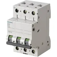 Siemens 5SL4350-7 Leitungsschutzschalter 400V 10kA, 3-polig, C, 50A 5SL43507