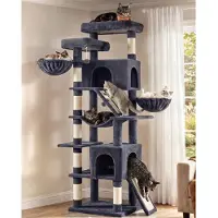 Feandrea Kratzbaum groß, XXL Katzenbaum mit Kratzbrettern und Sisal, Kletterbaum