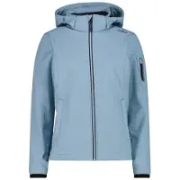 CMP Woman Jacket DET Hood cool blue (L514) 46