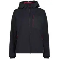 CMP Damen Jacke Woman Jacket Fix Hood 36Z1096-26UZ 46 - Nero/Antracite - 46